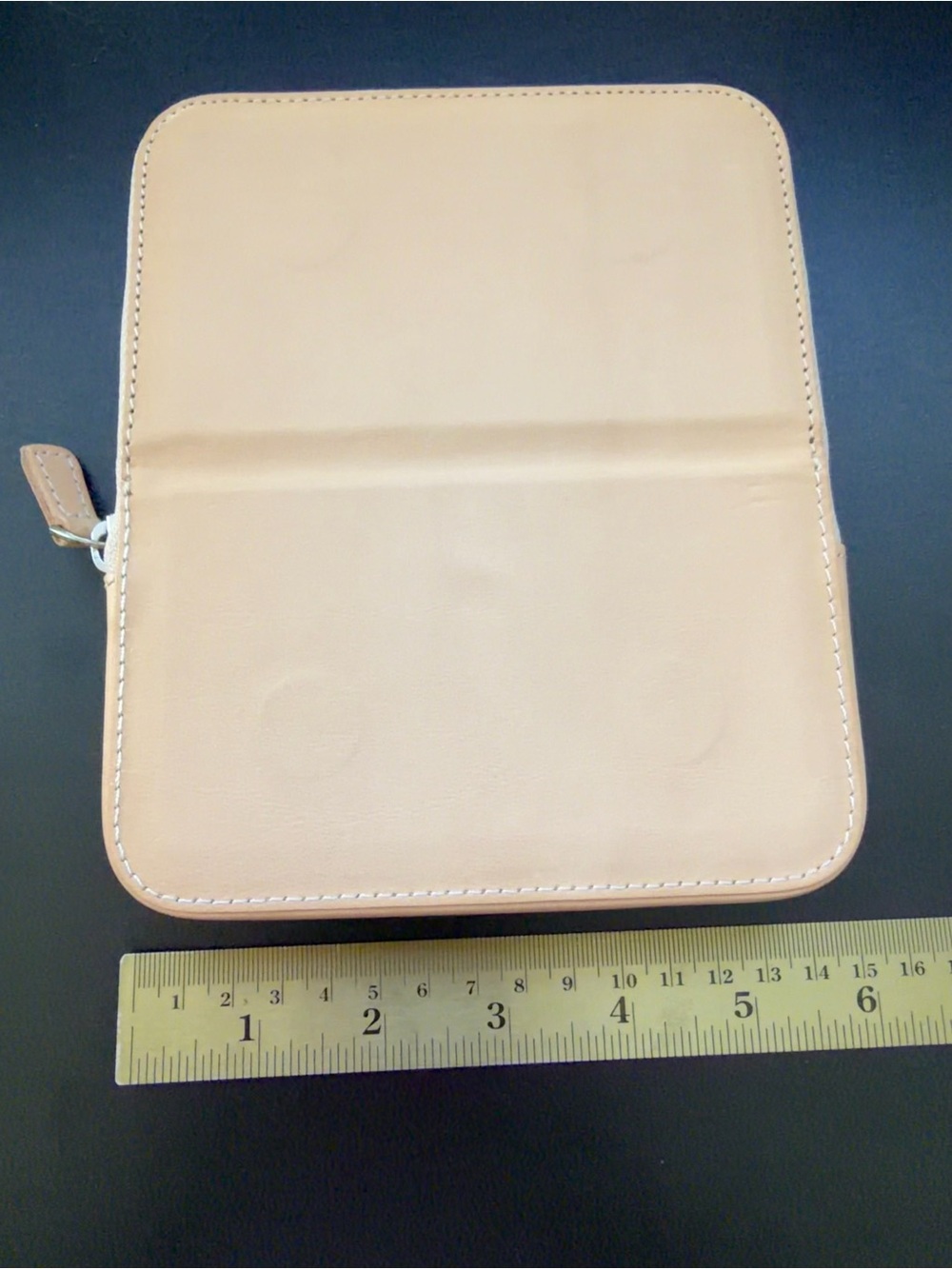 New Galen Leather Magnum Opus 6 Hard Pen Case Removable Pen Tray Undyed Natural
